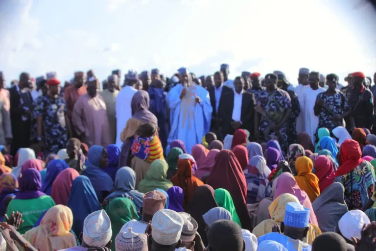 Zulum Consoles Families of 63 Victims Killed in Boko Haram Attack on Borno Community